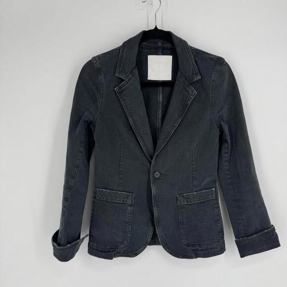Mother jacket xs black smoker designer minimalist office career work business - Picture 1 of 8